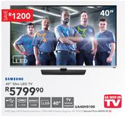 Samsung 40" Slim LED TV UA40H5100