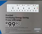 Everlast Intelliplug Energy Saving 9 Way With Surge
