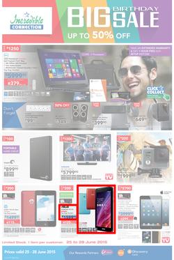 Incredible Connection : Big Birthday Sale (25 Jun - 28 Jun 2015), page 1