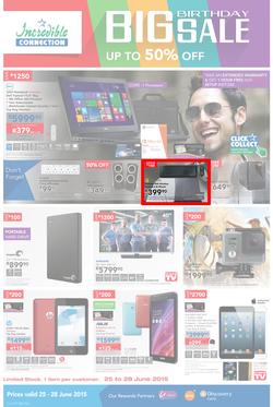 Incredible Connection : Big Birthday Sale (25 Jun - 28 Jun 2015), page 1