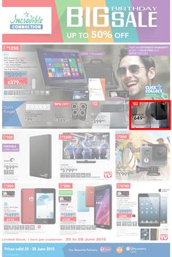 Incredible Connection : Big Birthday Sale (25 Jun - 28 Jun 2015), page 1