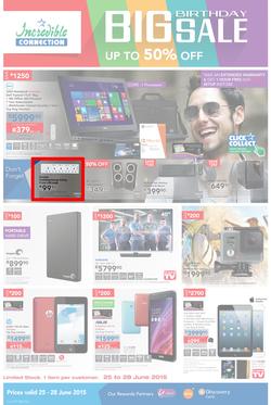 Incredible Connection : Big Birthday Sale (25 Jun - 28 Jun 2015), page 1