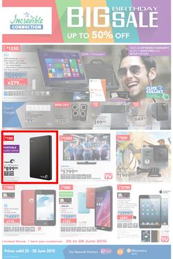 Incredible Connection : Big Birthday Sale (25 Jun - 28 Jun 2015), page 1