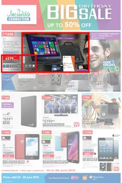 Incredible Connection : Big Birthday Sale (25 Jun - 28 Jun 2015), page 1