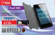 Acer Liquid Z200 Black + Flip Case-On A Flexi 110