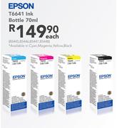 Epson T6641 Ink Bottle-70ml Each