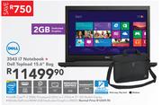 Dell 3543 i7 Notebook + Dell Topload 15.6" Bag