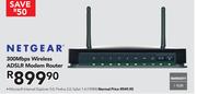 Netgear 300Mbps Wireless ADSLR Modem Router