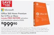 Microsoft Office 365 Home Premium for 5 PCs or Macs