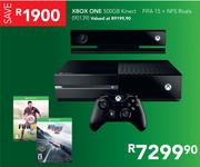 Xbox One 500GB Kinect + FIFA 15 + NFS Rivals