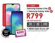 Samsung Galaxy S10e 4G-On Smart XS+ Plus Samsung Galaxy A30s 4G-On uChoose Flexi 65