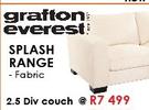 Grafton Everest Splash Range Fabric 2.5 Div Couch