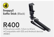 Body Glove Snappy 2 Selfie Stick Black