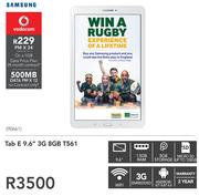 Samsung Tab E 9.6" 3G 8GB T561-On A 1GB Data Price Plan