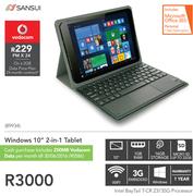 Sansui Windows 10" 2-In-1 Tablet