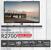 Hisense 32" HD Ready LED TV 32D33
