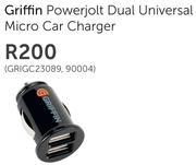 Griffin Powerjolt Dual Universal Micro Car Charger GRIGC23089