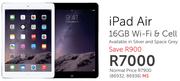 Apple iPad Air 16GB Wi-Fi & Cell