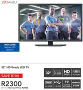 Sansui 32" HD Ready LED TV