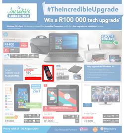 Incredible Connection : The Incredible Upgrade (27 Aug - 30 Aug 2015), page 1