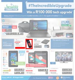 Incredible Connection : The Incredible Upgrade (27 Aug - 30 Aug 2015), page 1