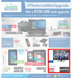 Incredible Connection : The Incredible Upgrade (27 Aug - 30 Aug 2015), page 1