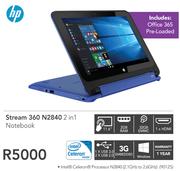 HP Stream 360 N2840 2 In 1 Notebook