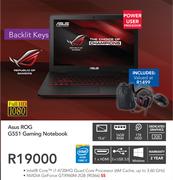 Asus ROG G551 Gaming Notebook