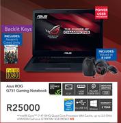 Asus ROG G751 Gaming Notebook