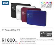 WD My Passport Ultra 2TB USB 3.0