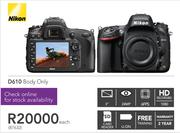Nikon D610 Body Only