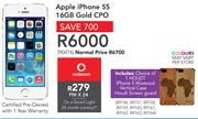 Apple iPhone 5S 16GB Gold CPO
