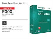 Kaspersky Antivirus 2 User 2015