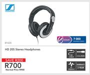 Sennheiser HD 205 Stereo Headphones
