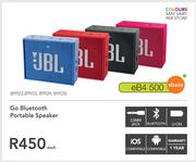 JBL Go Bluetooth Portable Speaker-Each