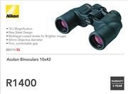 Nikon Aculon Binoculars 10x42