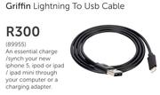 Griffin Lightning To Usb Cable