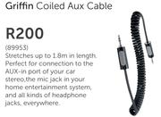 Griffin Coiled Aux Cable