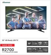 Hisense 32" HD Ready LED TV