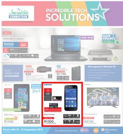 Incredible Connection : Incredible Tech Solutions (10 Sep - 13 Sep 2015), page 1