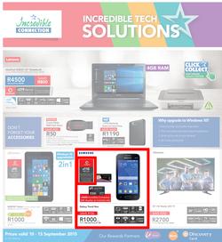 Incredible Connection : Incredible Tech Solutions (10 Sep - 13 Sep 2015), page 1