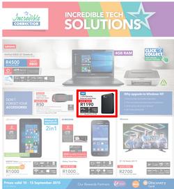Incredible Connection : Incredible Tech Solutions (10 Sep - 13 Sep 2015), page 1