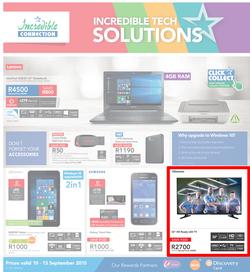 Incredible Connection : Incredible Tech Solutions (10 Sep - 13 Sep 2015), page 1