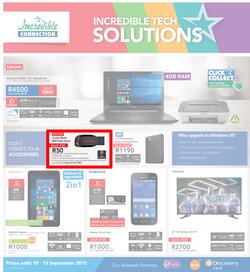 Incredible Connection : Incredible Tech Solutions (10 Sep - 13 Sep 2015), page 1