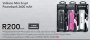 Volkano Mini Erupt Powerbank 2600mAh-Each