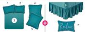 Ronelle Deluxe 7 Piece Duvet Cover Sets (Three Quarter)