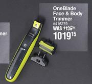 Philips One Blade Face & Body Trimmer 