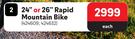 Raleigh 24" Or 26" Rapid Mountain Bike-Each