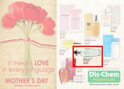 Dis-Chem : Mother's Day (29 Apr - 12 May 2013), page 1