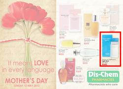 Dis-Chem : Mother's Day (29 Apr - 12 May 2013), page 1